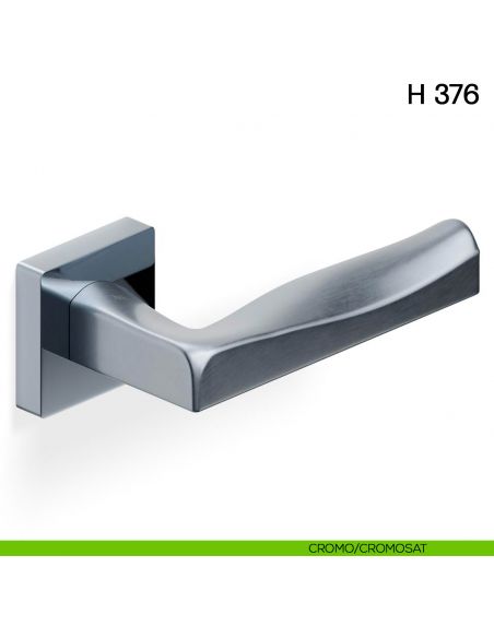 Maniglia per porta H 376 Valli collezione Fusital cromo-cromosat