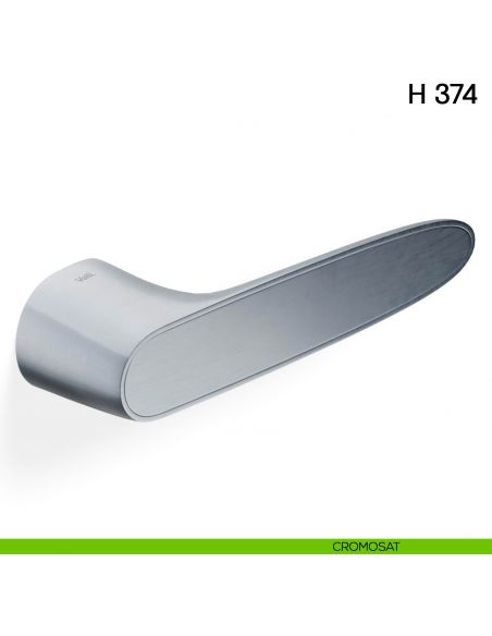 Maniglia per porta H 374 Valli collezione Fusital cromosat