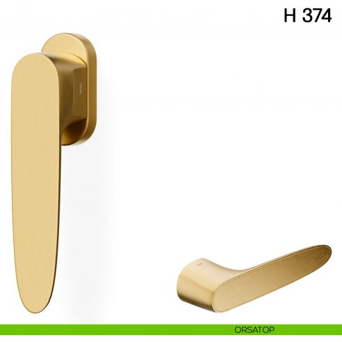 Maniglia per finestra martellina DK H 374 Valli collezione Fusital orsatop