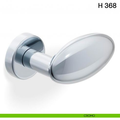 Maniglia per porta H 368 Valli collezione Fusital cromo