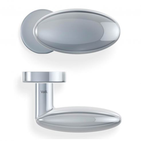 Maniglia per porta H 368 Valli collezione Fusital con rosetta fine