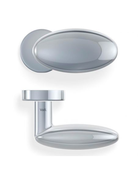 Maniglia per porta H 368 Valli collezione Fusital con rosetta fine