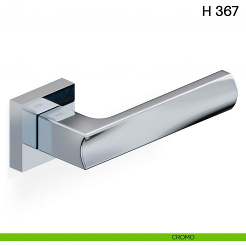Maniglia per porta H 367 Valli collezione Fusital cromo