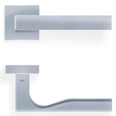 Maniglia per porta H 364 Valli collezione Fusital con rosetta fine