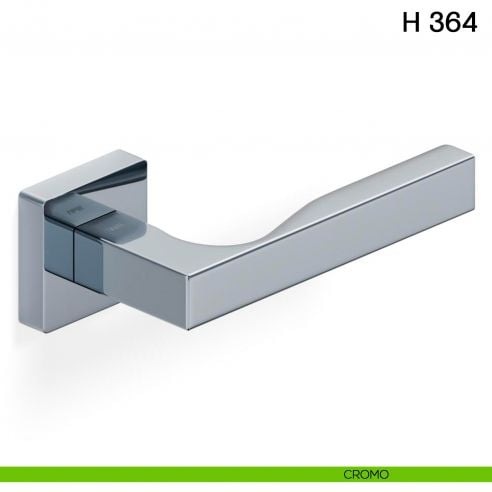 Maniglia per porta H 364 Valli collezione Fusital cromo