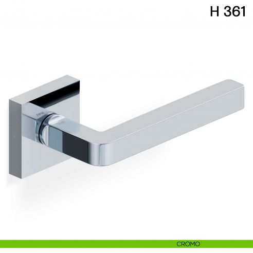 Maniglia per porta H 361 Valli collezione Fusital cromo