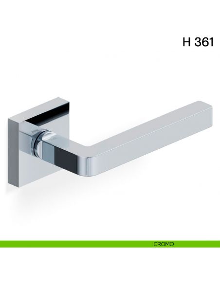 Maniglia per porta H 361 Valli collezione Fusital cromo