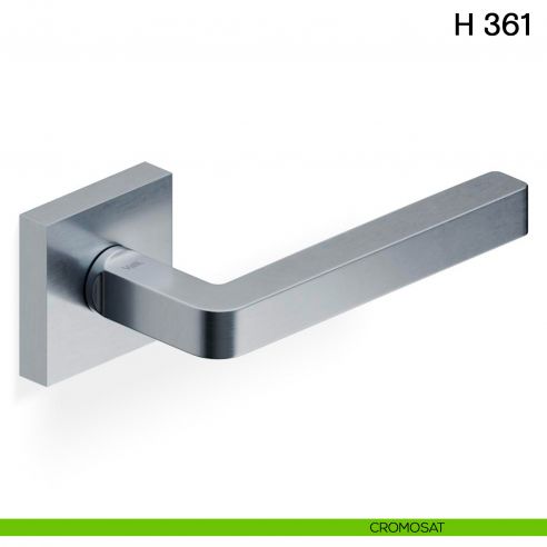 Maniglia per porta H 361 Valli collezione Fusital cromosat