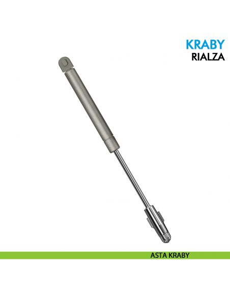 Pistone a gas Ferramenta Livenza Kraby rialza frizionata lunghezza 244 mm - asta Kraby