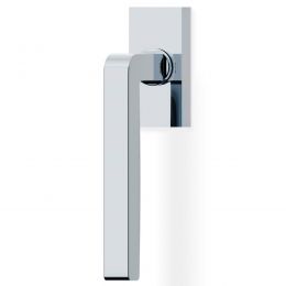 Maniglia per finestra martellina DK H 361 Valli collezione Fusital con rosetta fine