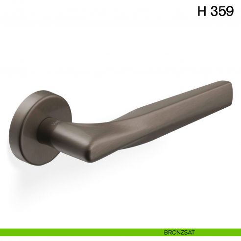 Maniglia per porta H 359 Valli collezione Fusital bronzsat