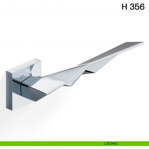 Maniglia per porta H 356 Valli collezione Fusital cromo