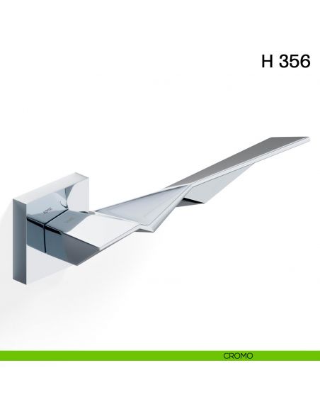 Maniglia per porta H 356 Valli collezione Fusital cromo
