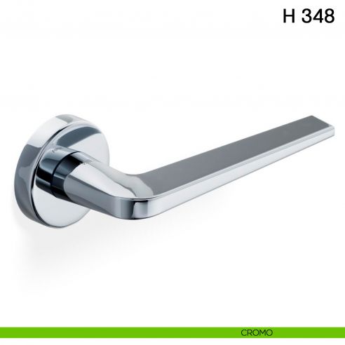 Maniglia per porta H 348 Valli collezione Fusital cromo