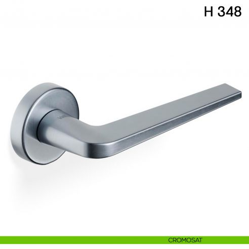 Maniglia per porta H 348 Valli collezione Fusital cromosat