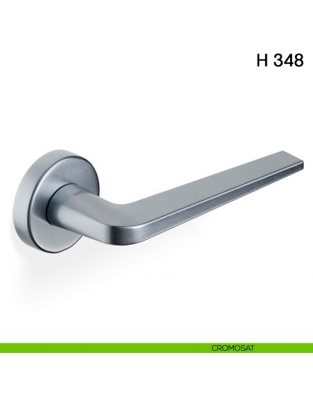 Maniglia per porta H 348 Valli collezione Fusital cromosat