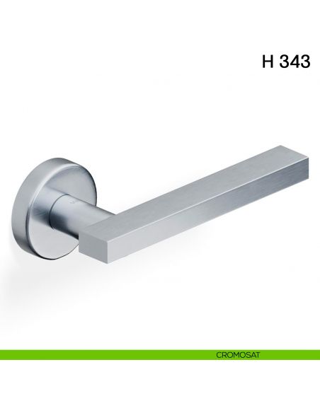 Maniglia per porta H 343 Valli collezione Fusital cromosat