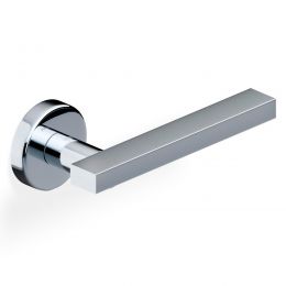 Maniglia per porta H 343 Valli collezione Fusital con rosetta fine