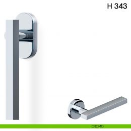 Maniglia per finestra martellina DK H 343 Valli collezione Fusital 2