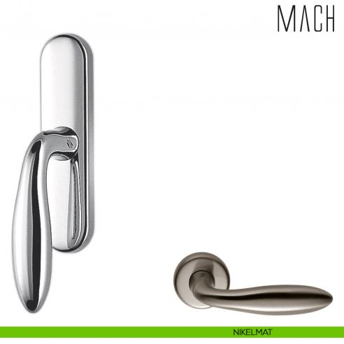 Maniglia per finestra cremonese Mach Colombo Design nikelmat