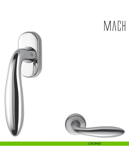 Maniglia per finestra martellina DK Mach Colombo Design cromat