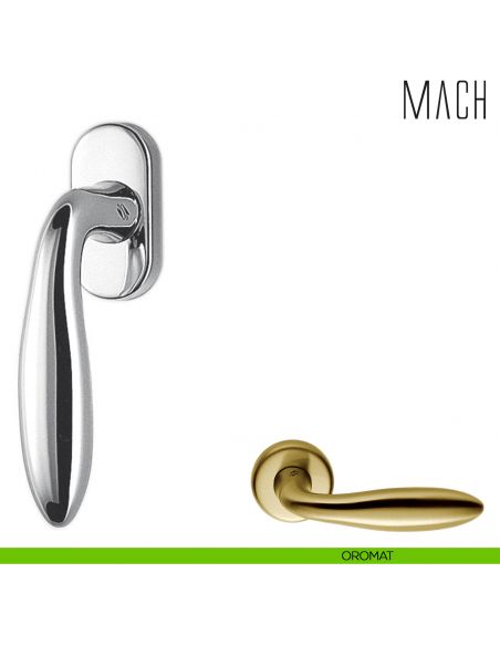 Maniglia per finestra martellina DK Mach Colombo Design oromat