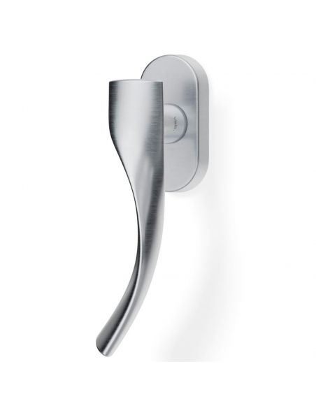 Maniglia per finestra martellina DK H 338 Valli collezione Fusital con rosetta fine