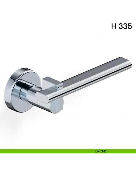Maniglia per porta H 335 Valli collezione Fusital cromo