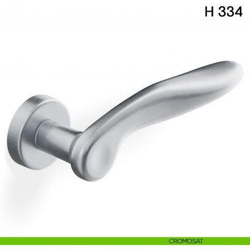 Maniglia per porta H 334 Valli collezione Fusital cromosat