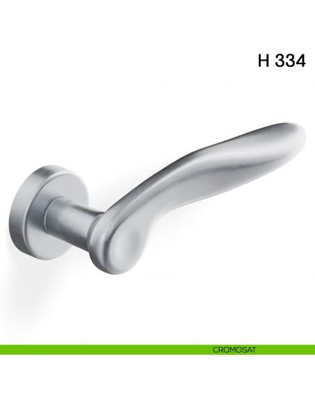 Maniglia per porta H 334 Valli collezione Fusital cromosat
