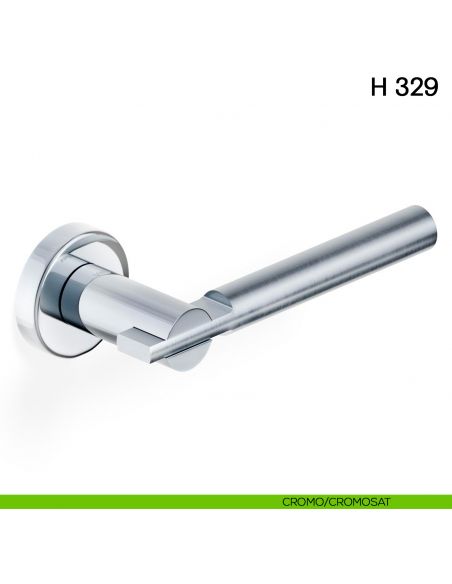 Maniglia per porta H 329 Valli collezione Fusital cromo - cromosat