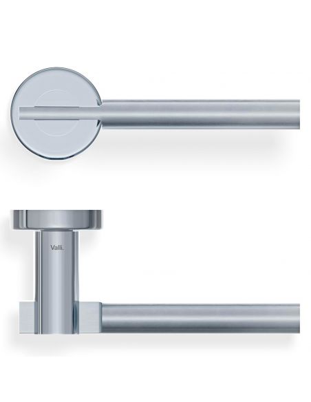 Maniglia per porta H 329 Valli collezione Fusital con rosetta fine