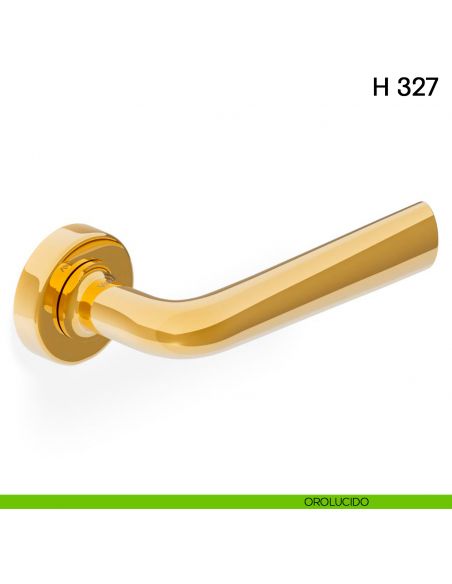 Maniglia per porta H 327 Valli collezione Fusital orolucido