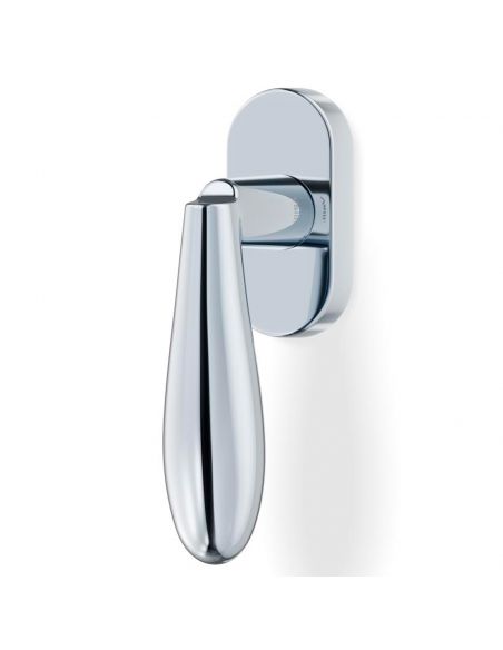 Maniglia per finestra martellina DK H 317 Valli collezione Fusital con rosetta fine