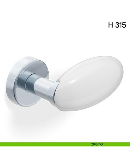 Maniglia per porta H 315 Valli collezione Fusital cromo