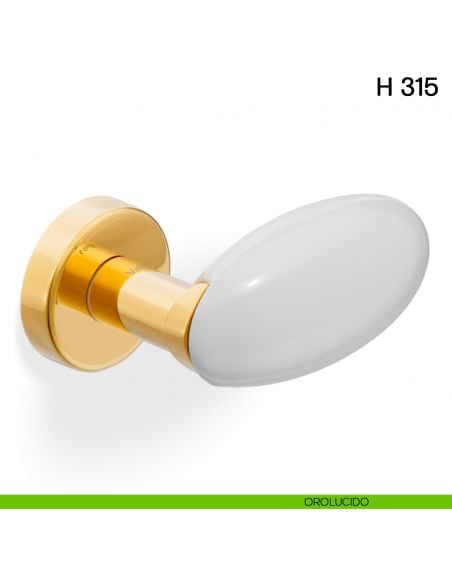 Maniglia per porta H 315 Valli collezione Fusital orolucido