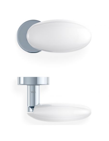 Maniglia per porta H 315 Valli collezione Fusital con rosetta fine