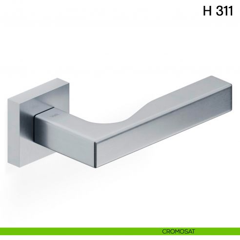 Maniglia per porta H 311 Valli collezione Fusital cromosat