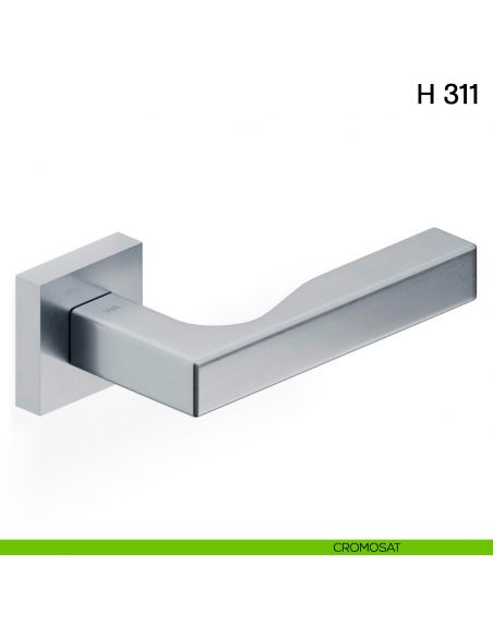 Maniglia per porta H 311 Valli collezione Fusital cromosat
