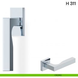 Maniglia per finestra martellina DK H 311 Valli collezione Fusital 2