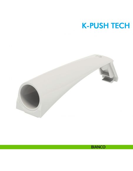 Cuffia K-Push Tech Ferramenta Livenza per basetta ridosso 37 mm - bianco