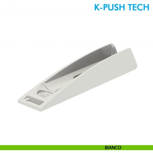 Basetta ridosso K-Push Tech Ferramenta Livenza 37 mm - bianco
