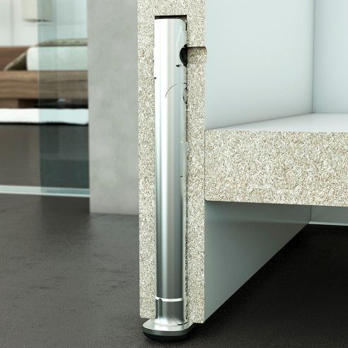 Piedino livellatore Ferramenta Livenza Rekord 12 spessore fianco minimo 18 mm regolabile