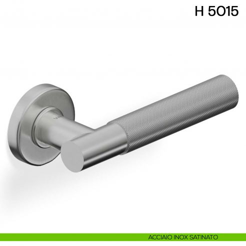 Maniglia per porta H 5015 Valli collezione Fusital acciaio inox satinato