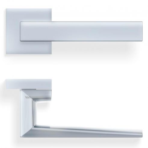 Maniglia per porta H 1068 Valli collezione Fusital