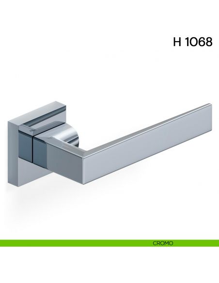 Maniglia per porta H 1068 Valli collezione Fusital cromo