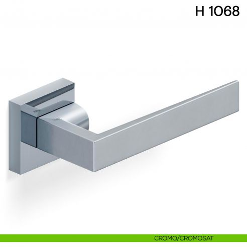 Maniglia per porta H 1068 Valli collezione Fusital cromo - cromosat