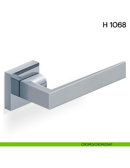Maniglia per porta H 1068 Valli collezione Fusital cromo - cromosat