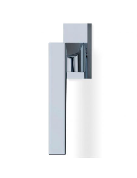 Maniglia per finestra martellina DK H 1068 Valli collezione con rosetta fine