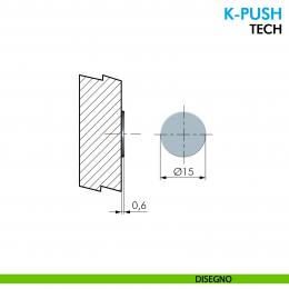 Incontro K-Push Tech Ferramenta Livenza con biadesivo 2